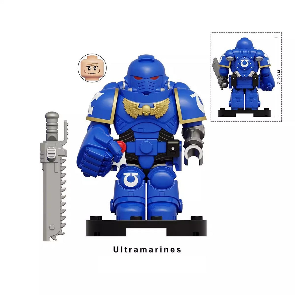 Warhammer 40K Ultramarines Minifigures (Big Figures) KT