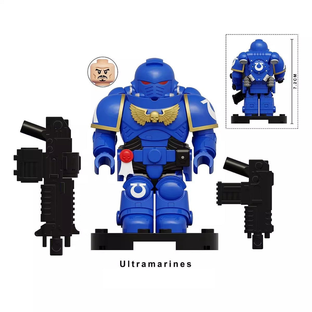 Warhammer 40K Ultramarines Minifigures (Big Figures) KT