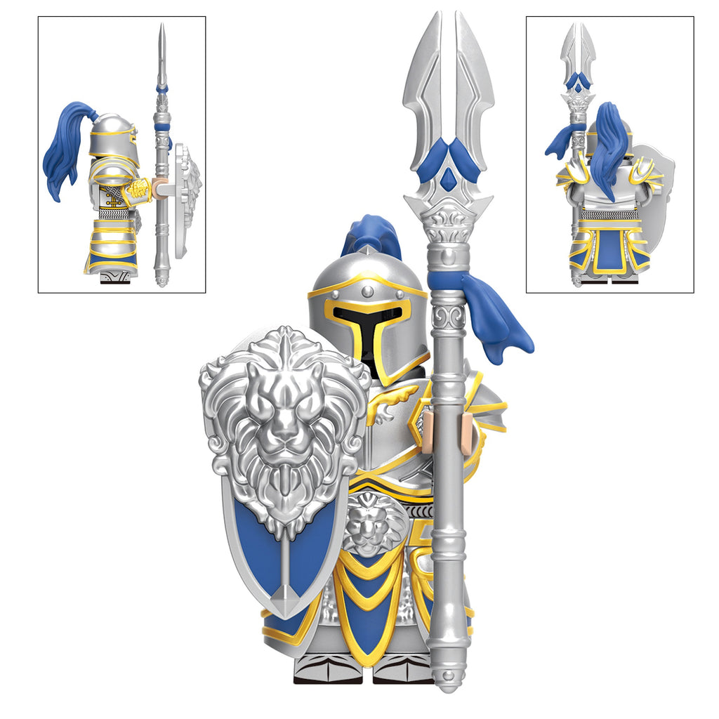 World of Warcraft Wow Alliance Footman Stormwind City Guards Minifigures