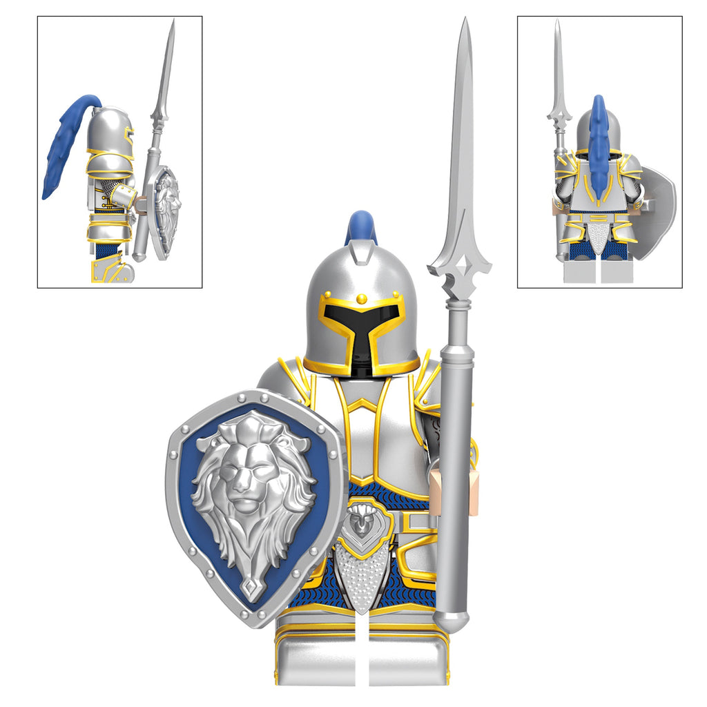 World of Warcraft Wow Alliance Footman Stormwind City Guards Minifigures
