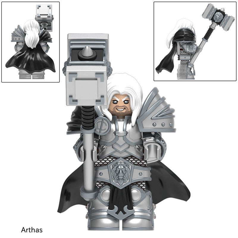World of Warcraft Lich King Arthas Custom Minifigures