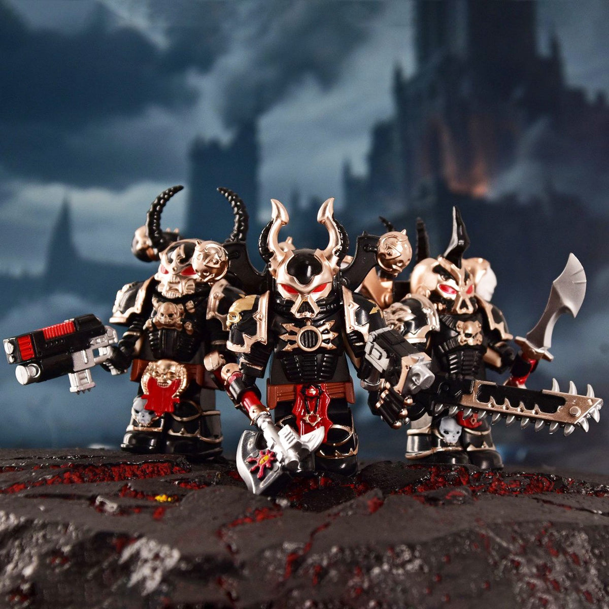 Warhammer 40K Chaos Space Marines Minifigures