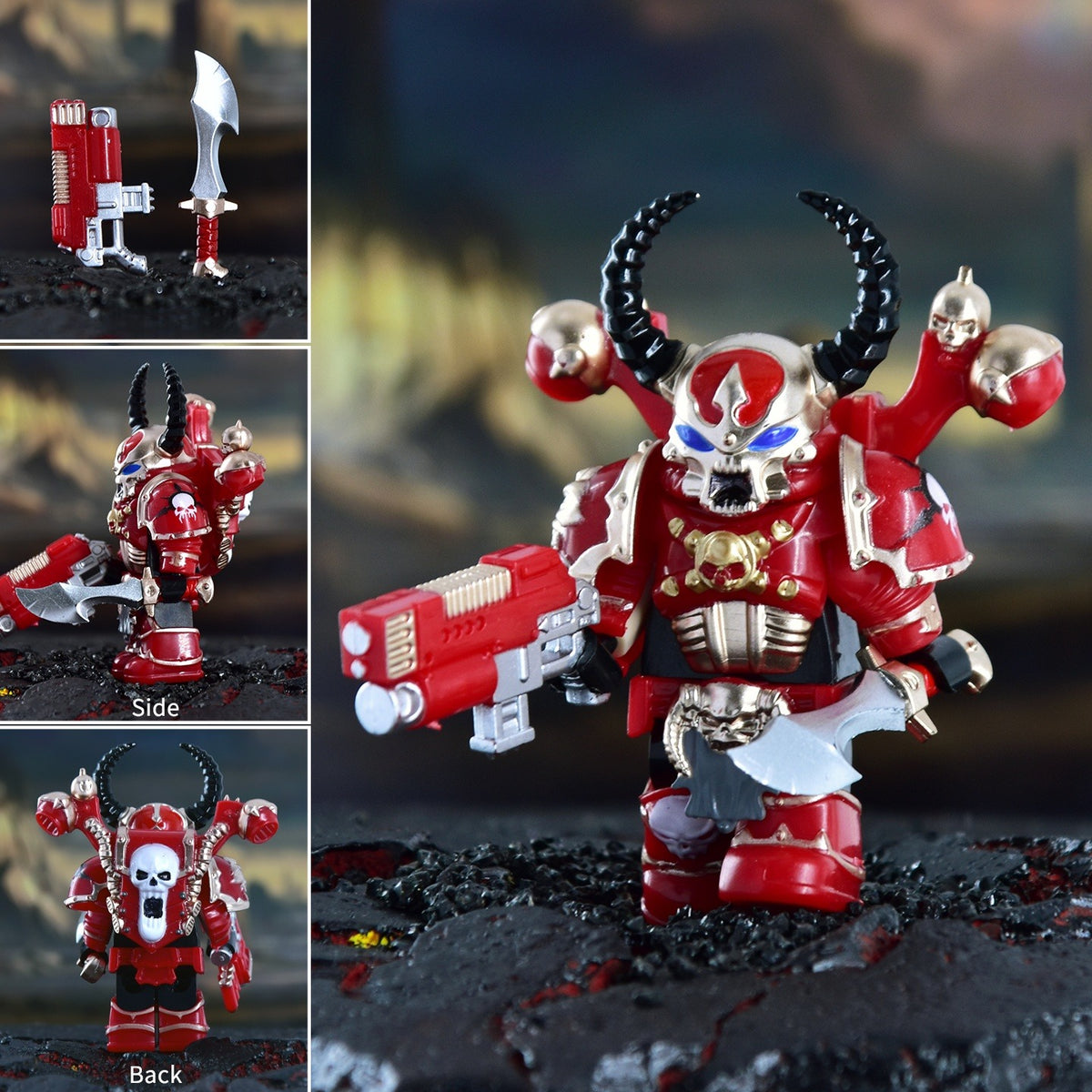 Warhammer 40K Chaos Space Marines Minifigures