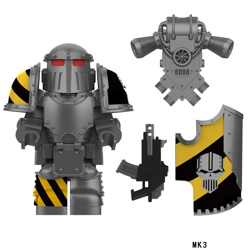 Warhammer 40K Iron Warriors (Mk III Iron Power Armour) Assortment Minifigures