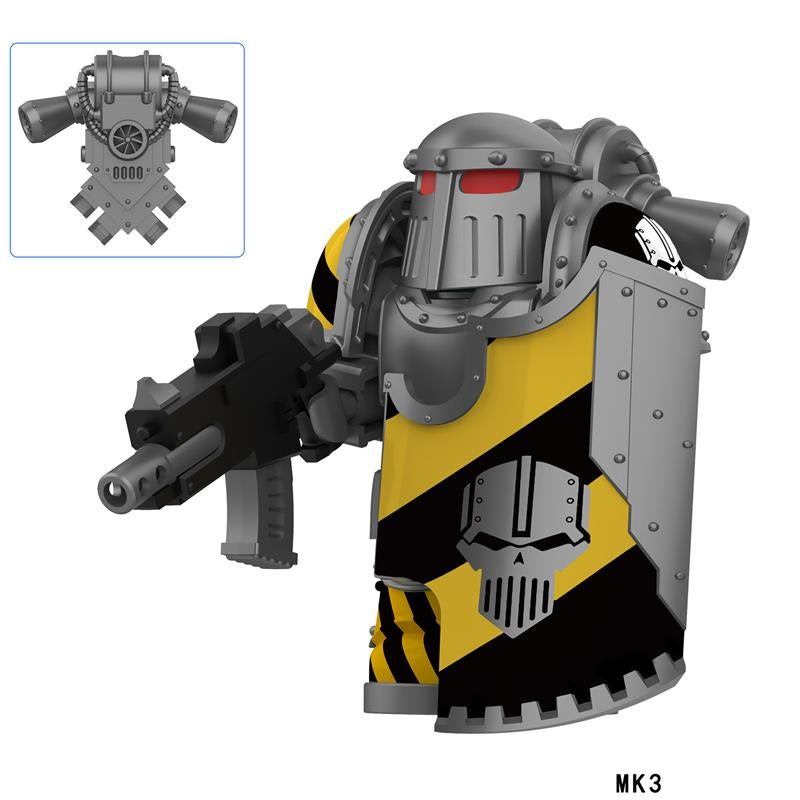 Warhammer 40K Iron Warriors (Mk III Iron Power Armour) Assortment Minifigures