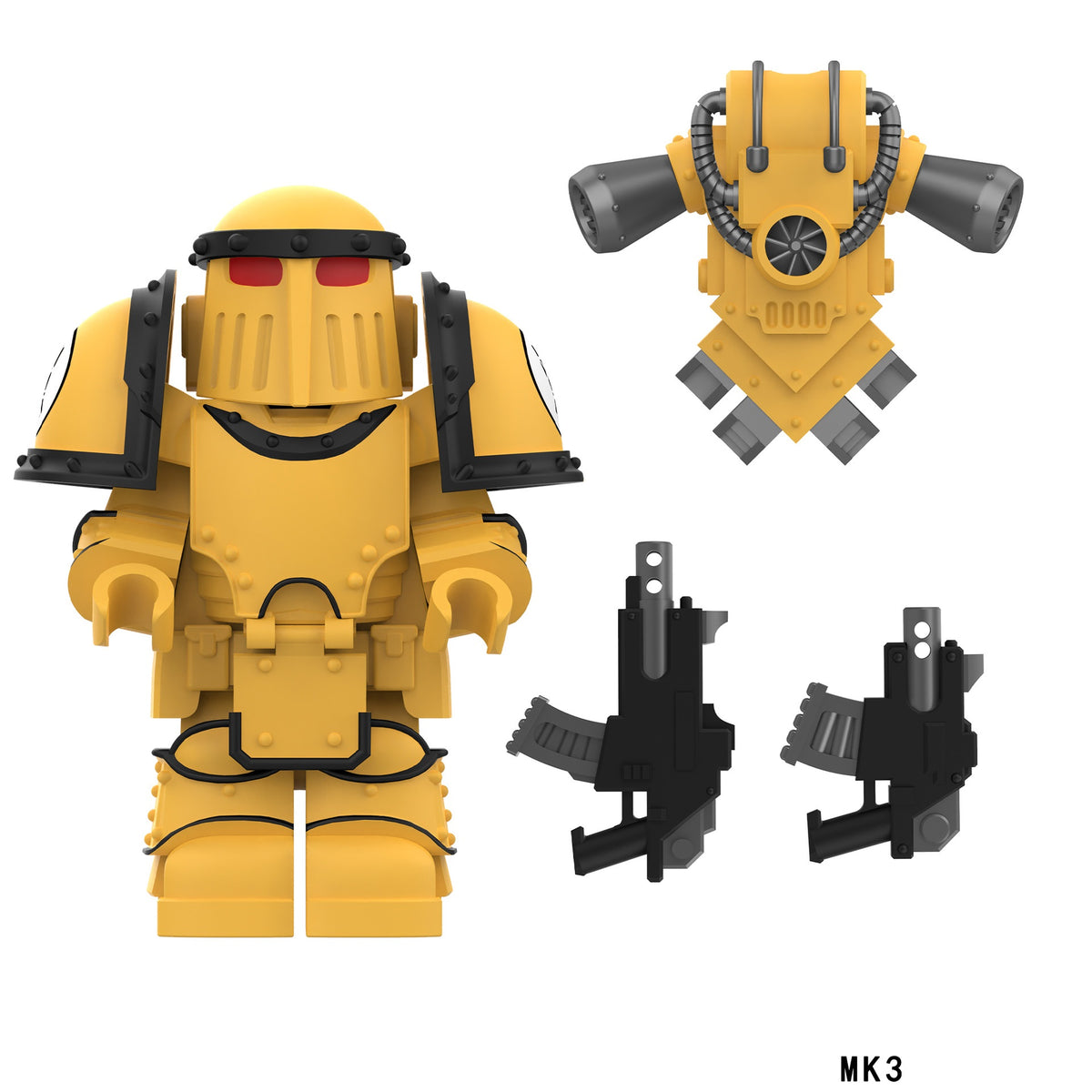 Warhammer 40K Iron Warriors (Mk III Iron Power Armour) Assortment Minifigures