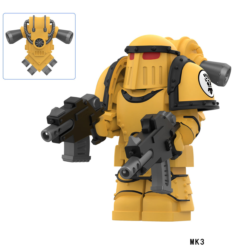 Warhammer 40K Iron Warriors (Mk III Iron Power Armour) Assortment Minifigures