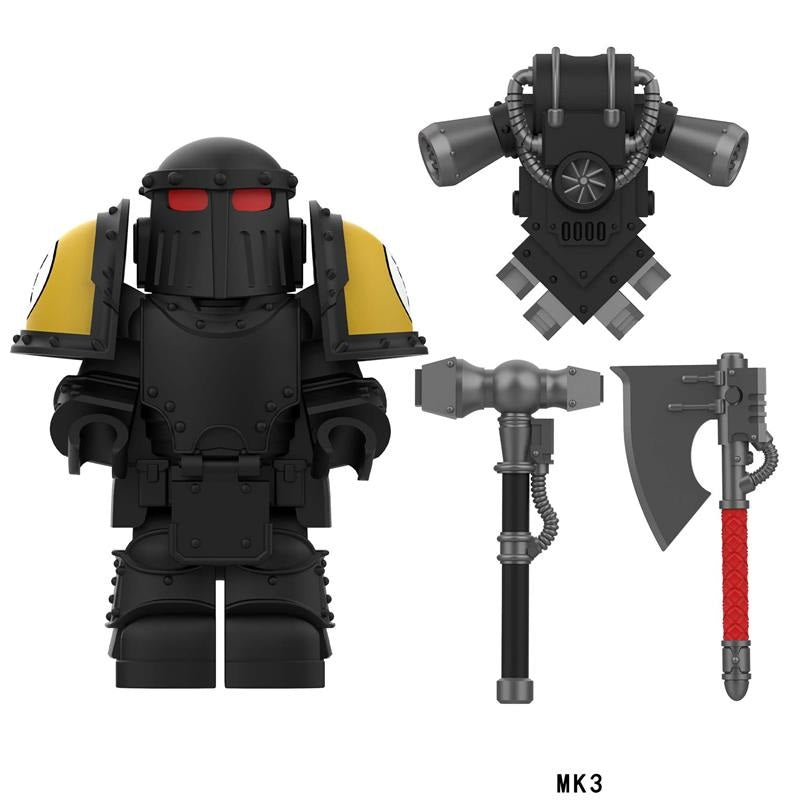 Warhammer 40K Iron Warriors (Mk III Iron Power Armour) Assortment Minifigures