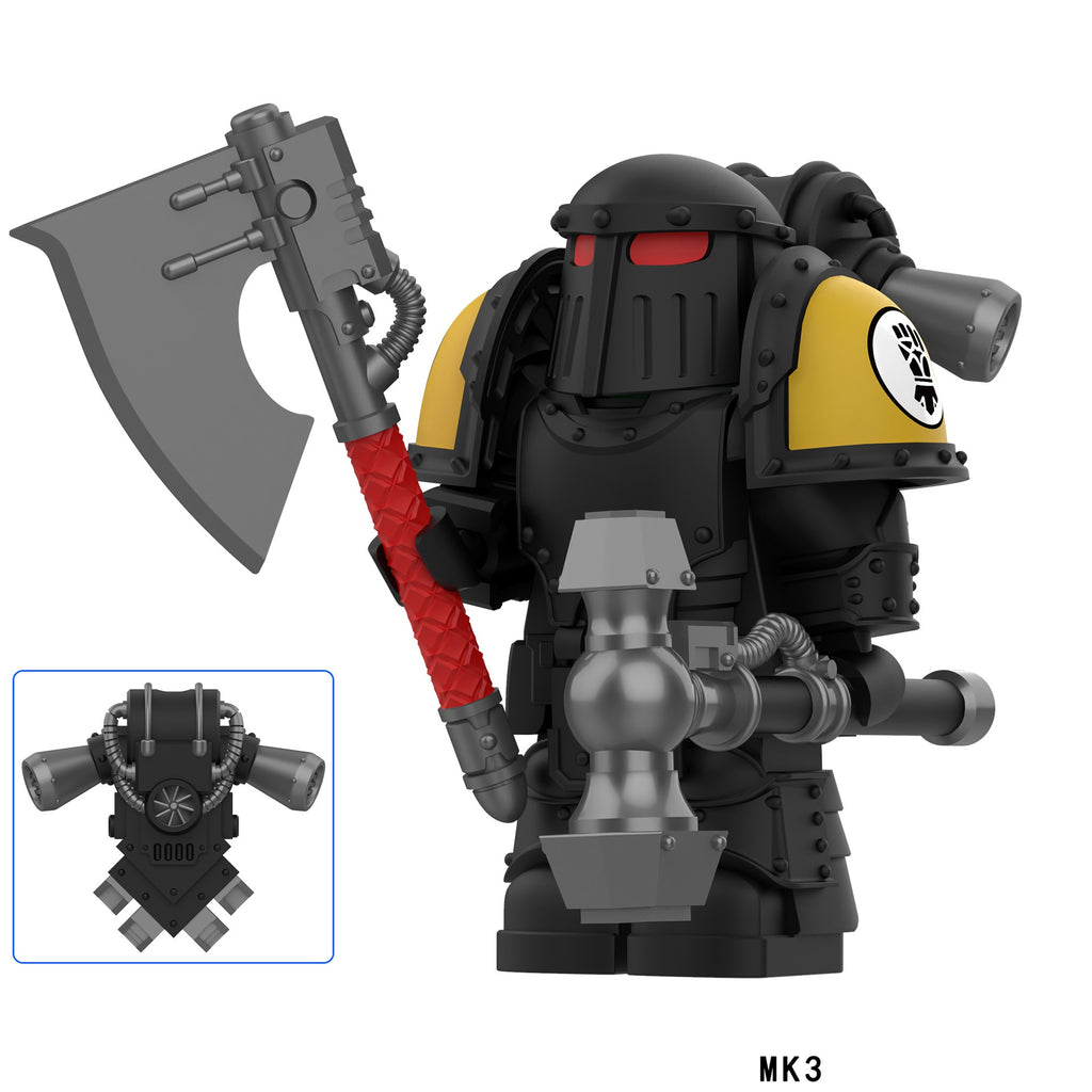 Warhammer 40K Iron Warriors (Mk III Iron Power Armour) Assortment Minifigures