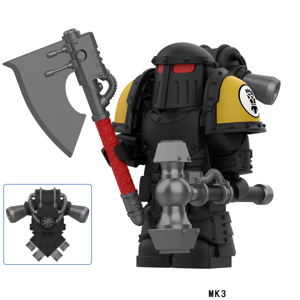 Warhammer 40K Iron Warriors (Mk III Iron Power Armour) Assortment Minifigures