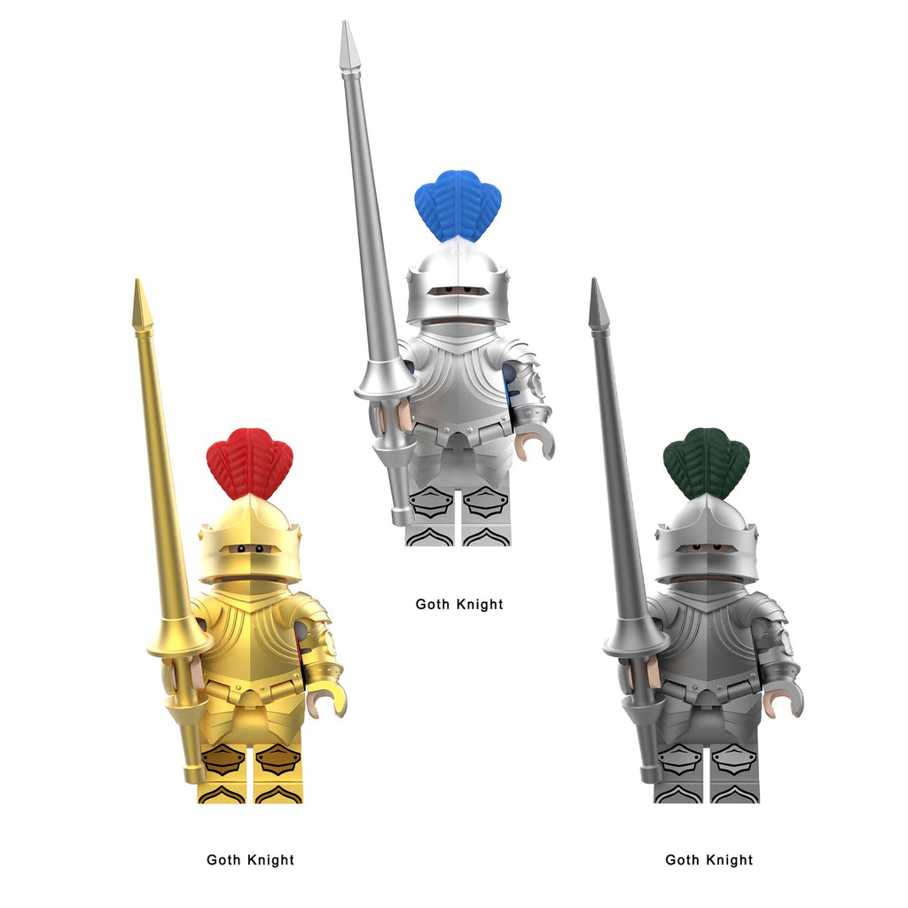 Medieval Gothic Cavalry Custom Minifigures DY