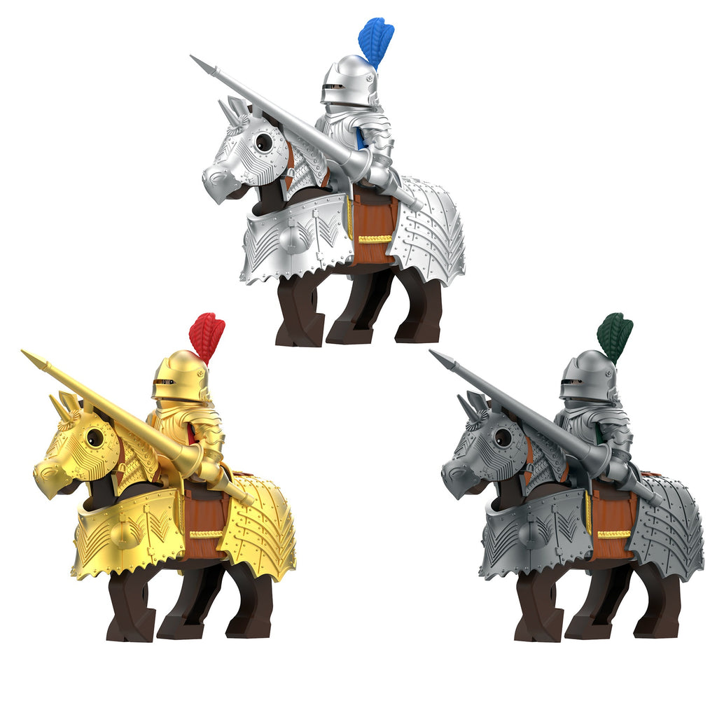 Medieval Gothic Cavalry Custom Minifigures DY