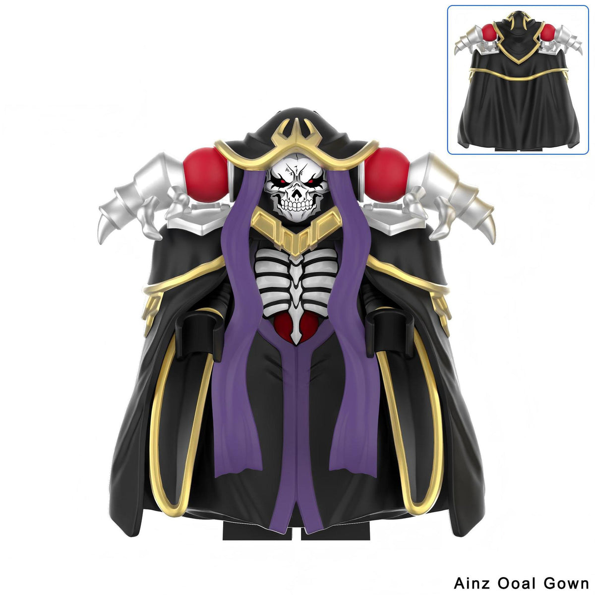 Overlord Ainz Ooal Gown Custom Anime Minifigures
