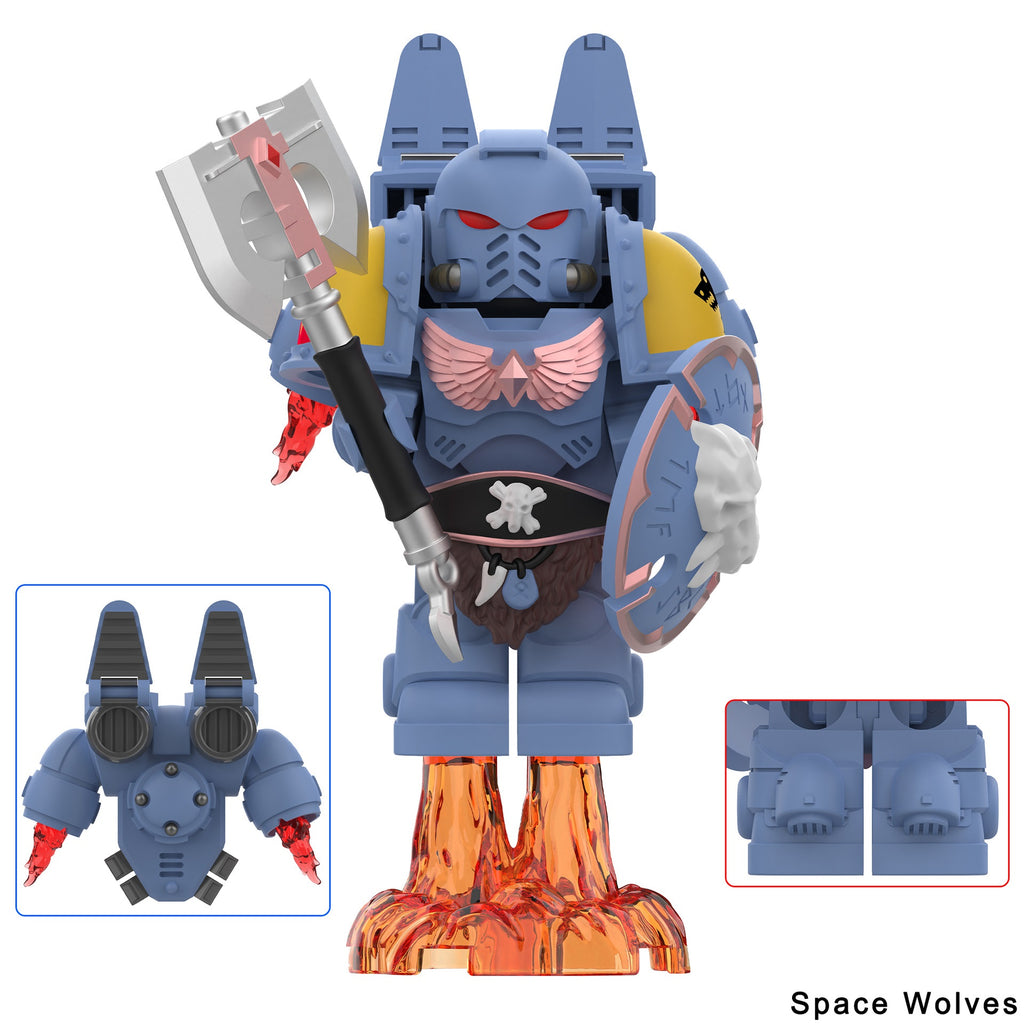 Warhammer 40K Space Marines Assortment Minifigures DY