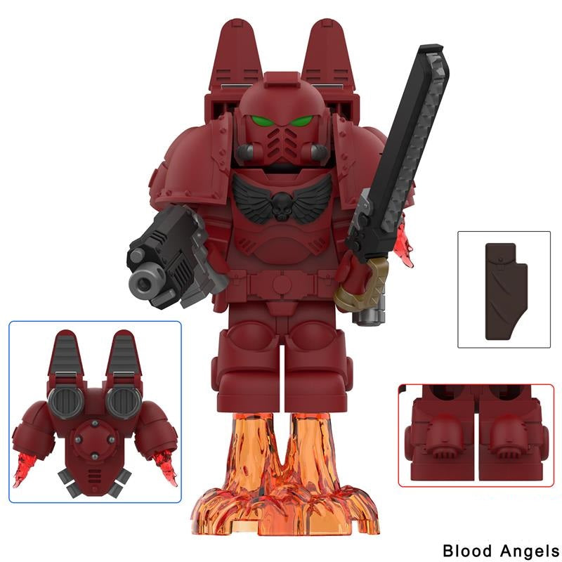 Warhammer 40K Space Marines Assortment Minifigures DY