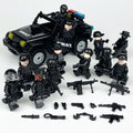 SWAT Team Special Forces 12 Custom Minifigures + Jeep - E1