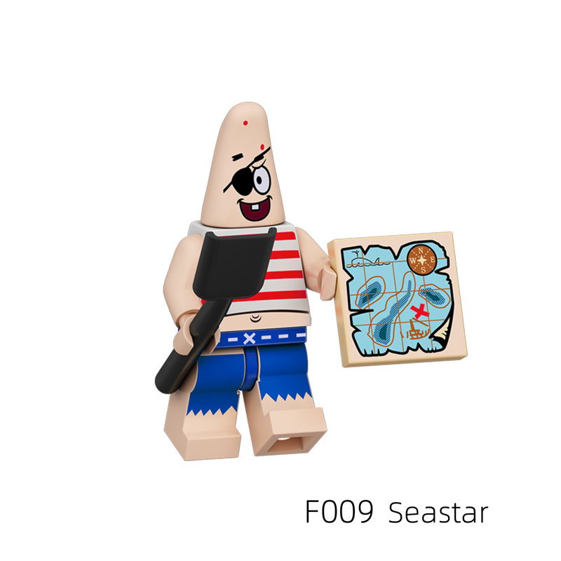 Spongebob Custom 9 Minifigures Set