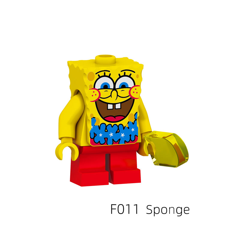 Spongebob Custom 9 Minifigures Set