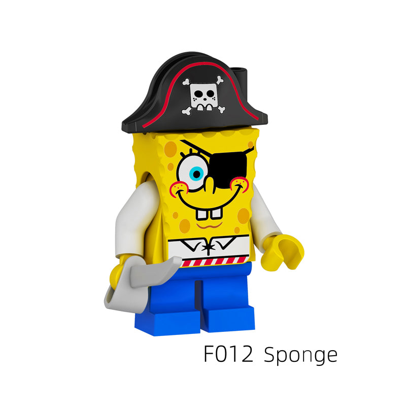 Spongebob Custom 9 Minifigures Set