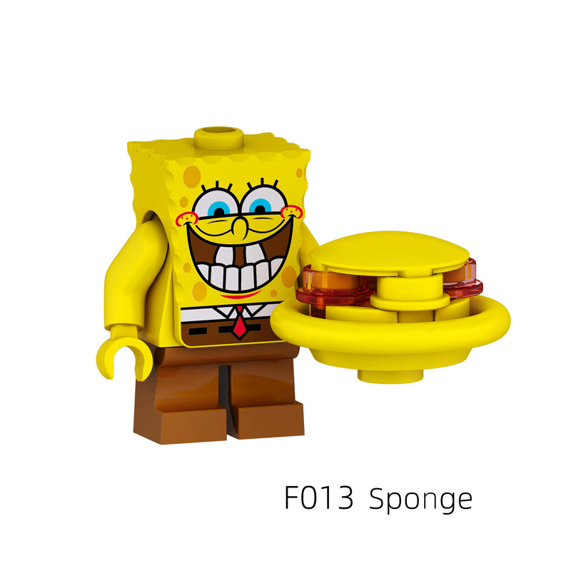 Spongebob Custom 9 Minifigures Set