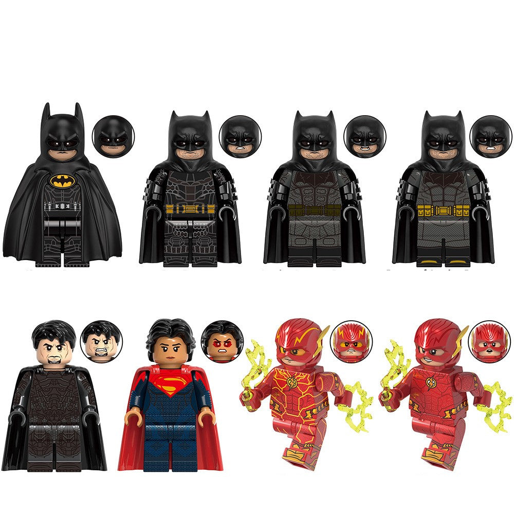 The Flash Movie 2023 Batman Super Girl Custom Minifigures Set 8pcs G0123