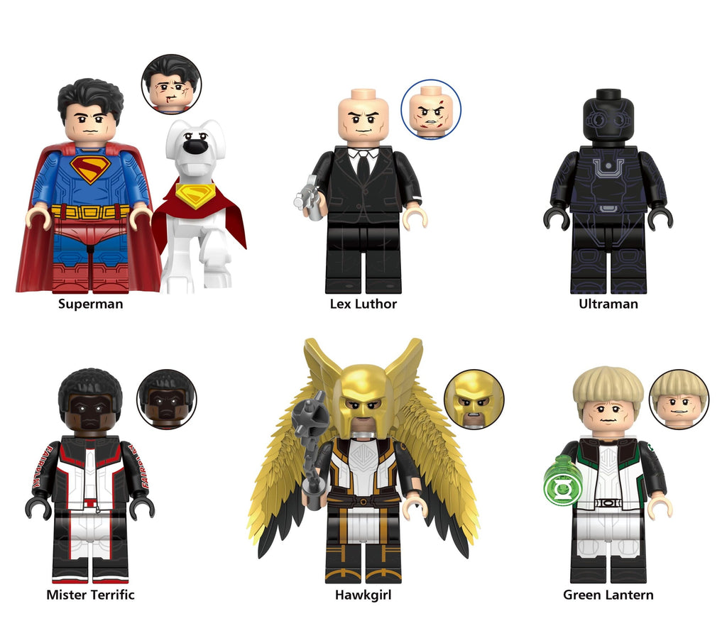 Super Heroes Superman Ultraman Custom Minifigures