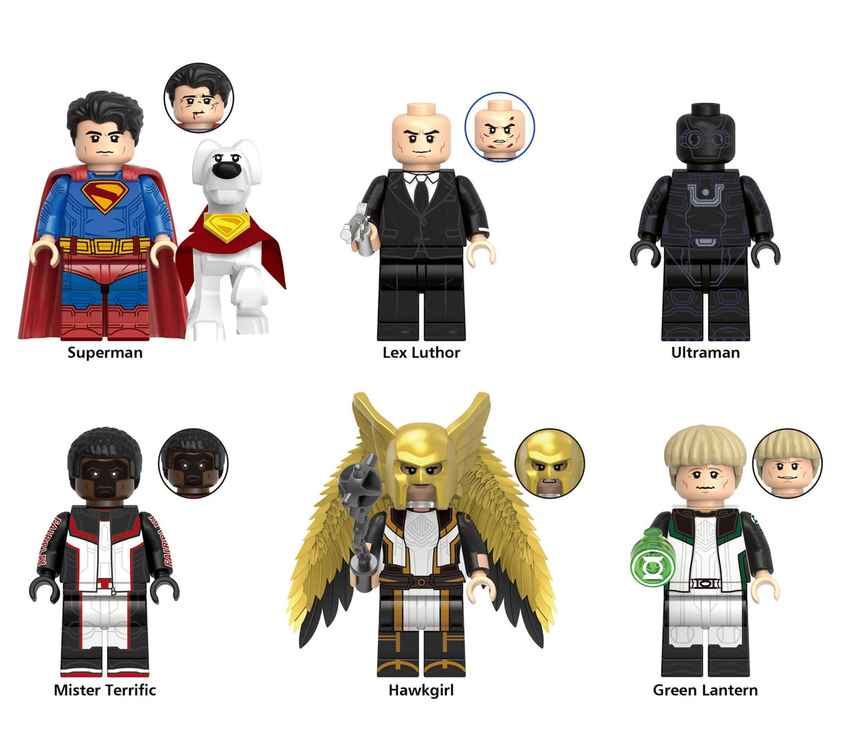Super Heroes Superman Ultraman Custom Minifigures