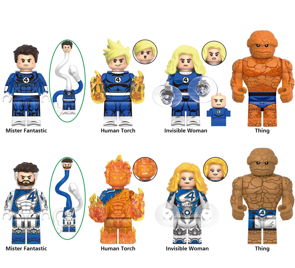 Marvel Super Heroes Fantastic Four Custom Minifigures XH