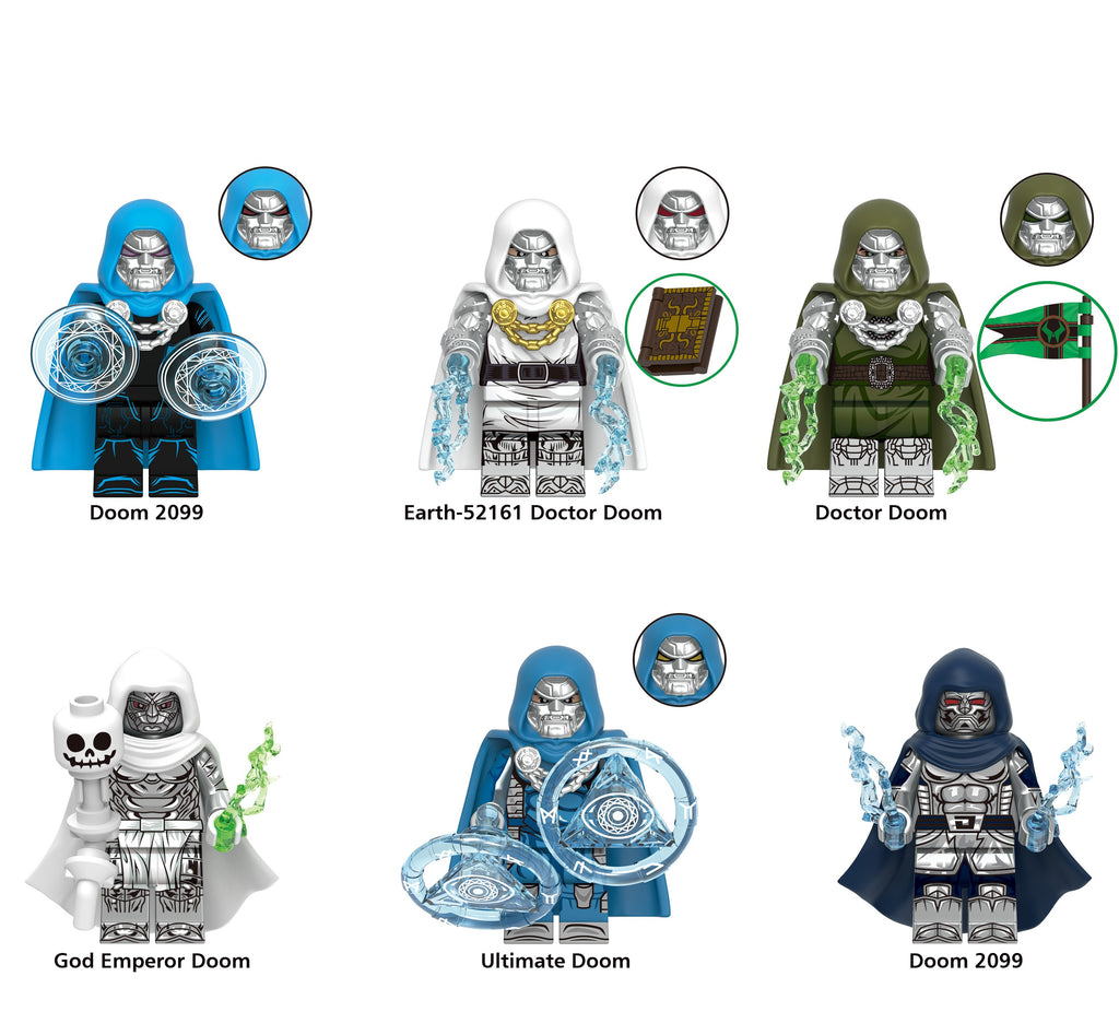 Marvel Super Heroes Doctor Doom Assortment Custom Minifigures XH