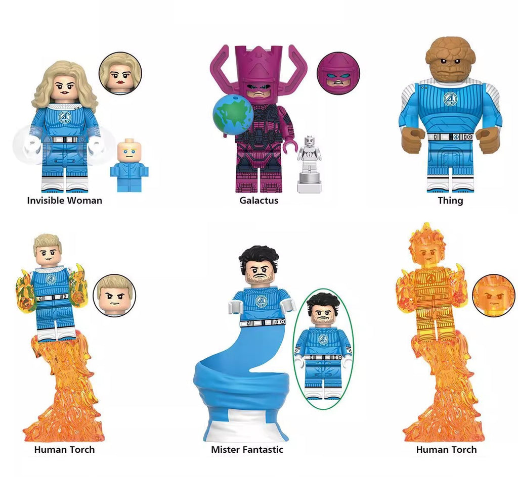 Marvel Super Heroes Fantastic Four Custom Minifigures XH 2