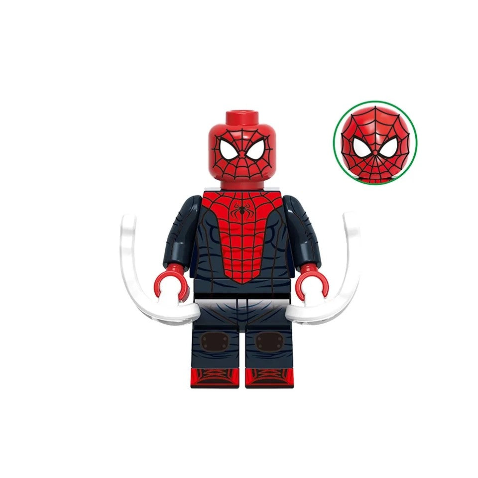 Spider-Man Miles Morales (PS4) Minifigure Suit Variants Assortment Set 8pcs G0120