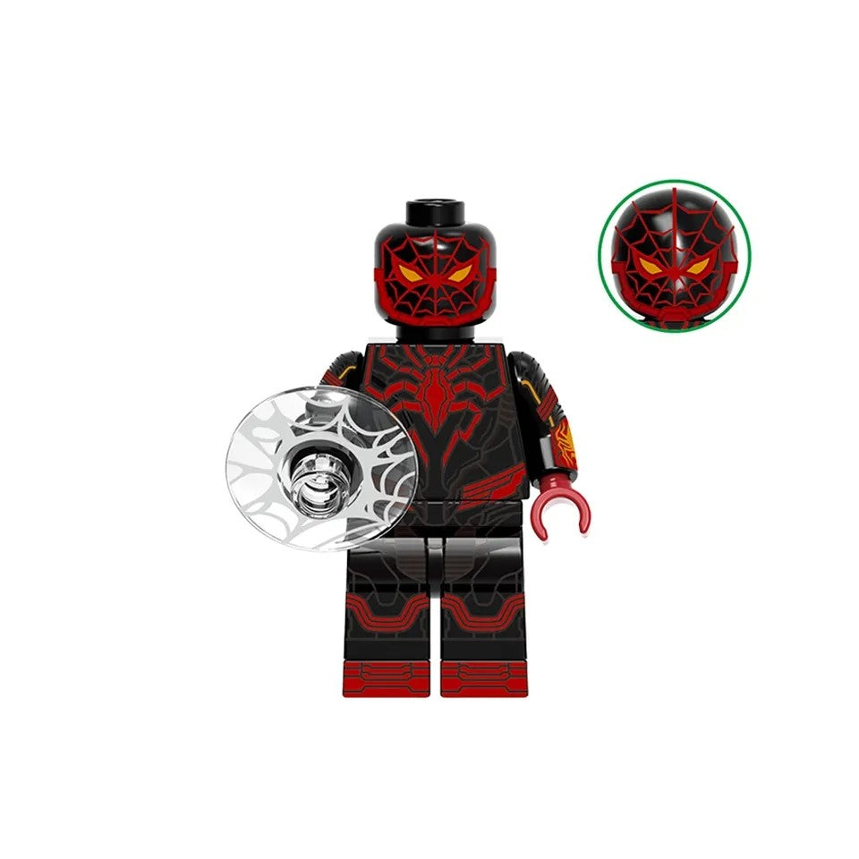 Spider-Man Miles Morales (PS4) Minifigure Suit Variants Assortment Set 8pcs G0120