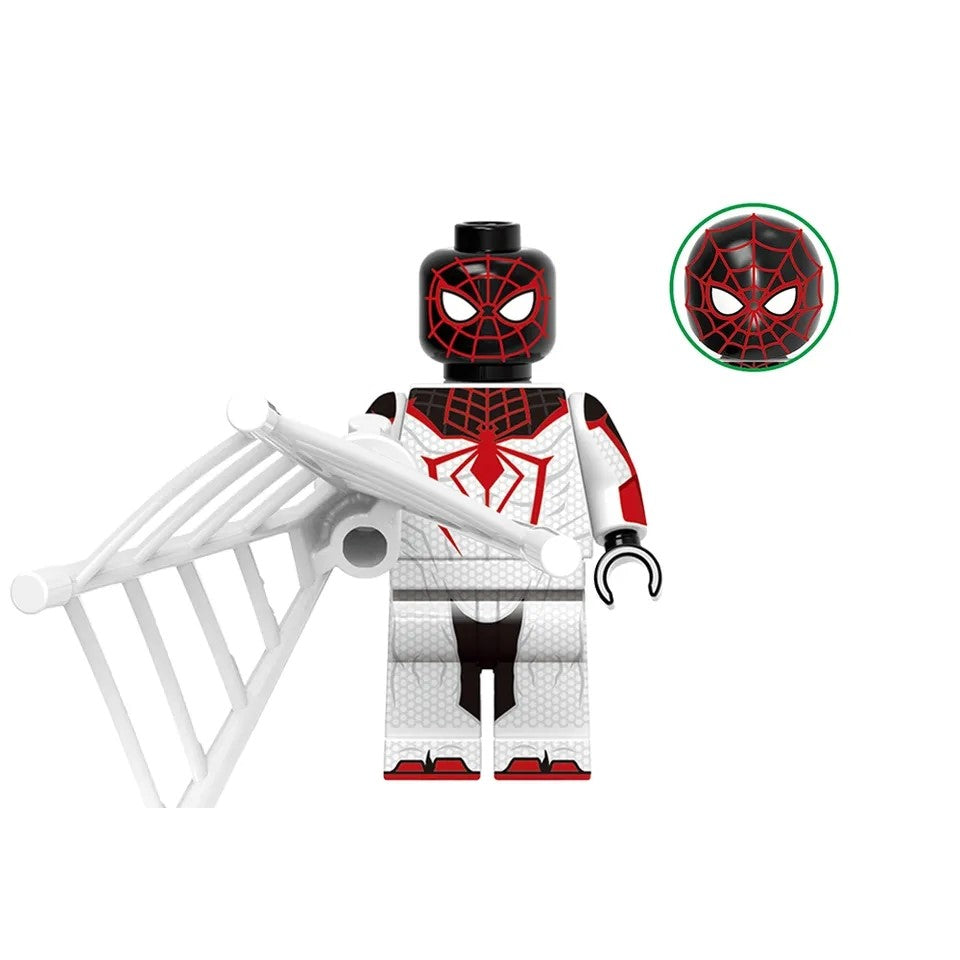 Spider-Man Miles Morales (PS4) Minifigure Suit Variants Assortment Set 8pcs G0120