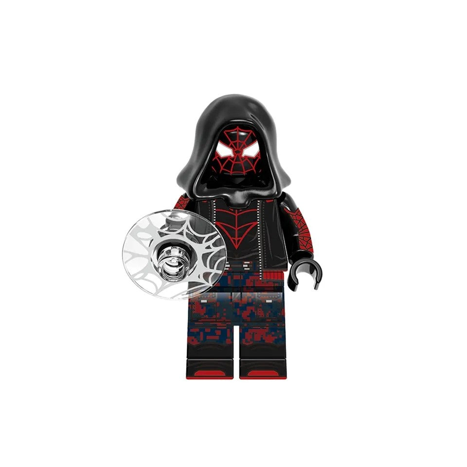 Spider-Man Miles Morales (PS4) Minifigure Suit Variants Assortment Set 8pcs G0120