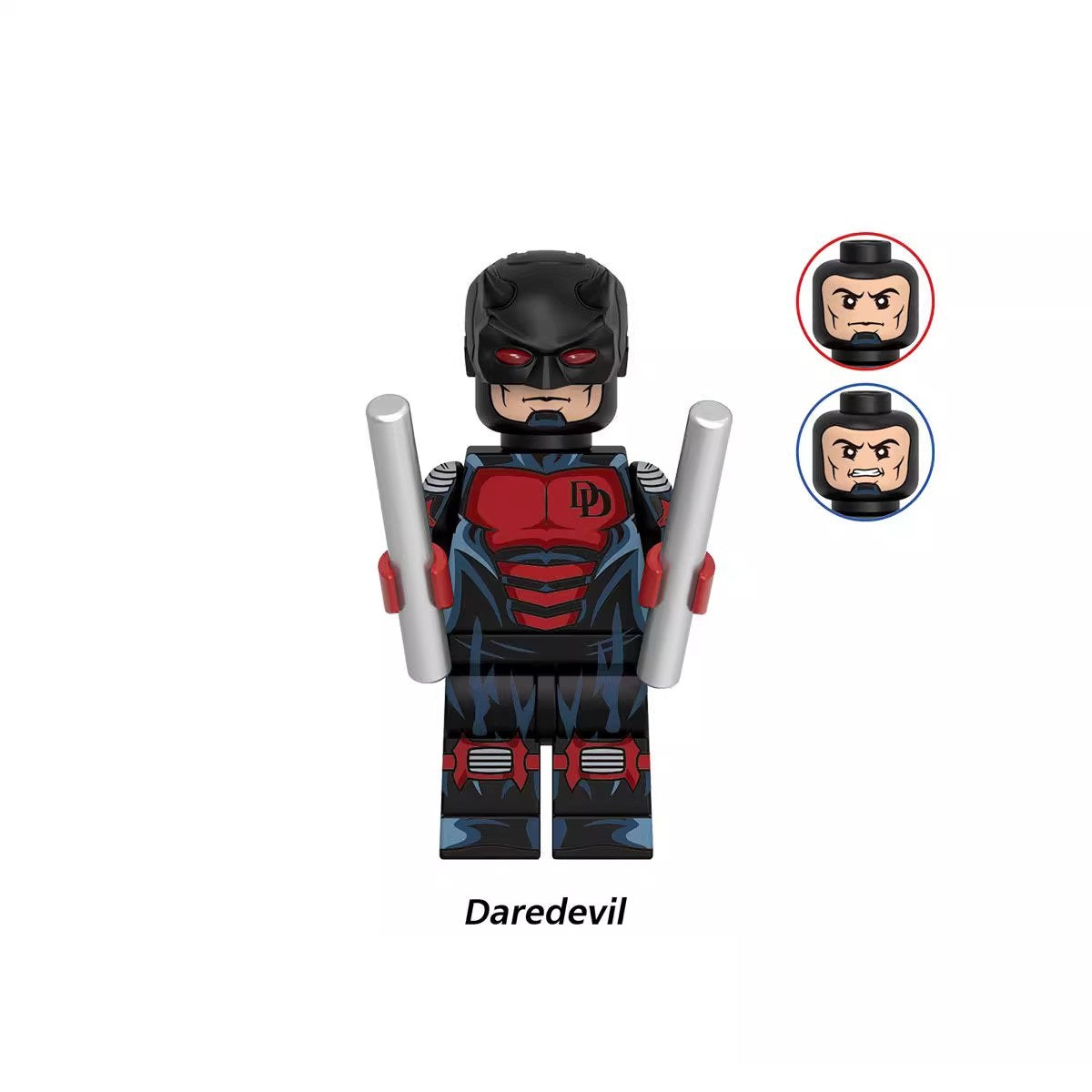 Marvel Super Heroes Dare Devil & Punisher Custom Minifigures