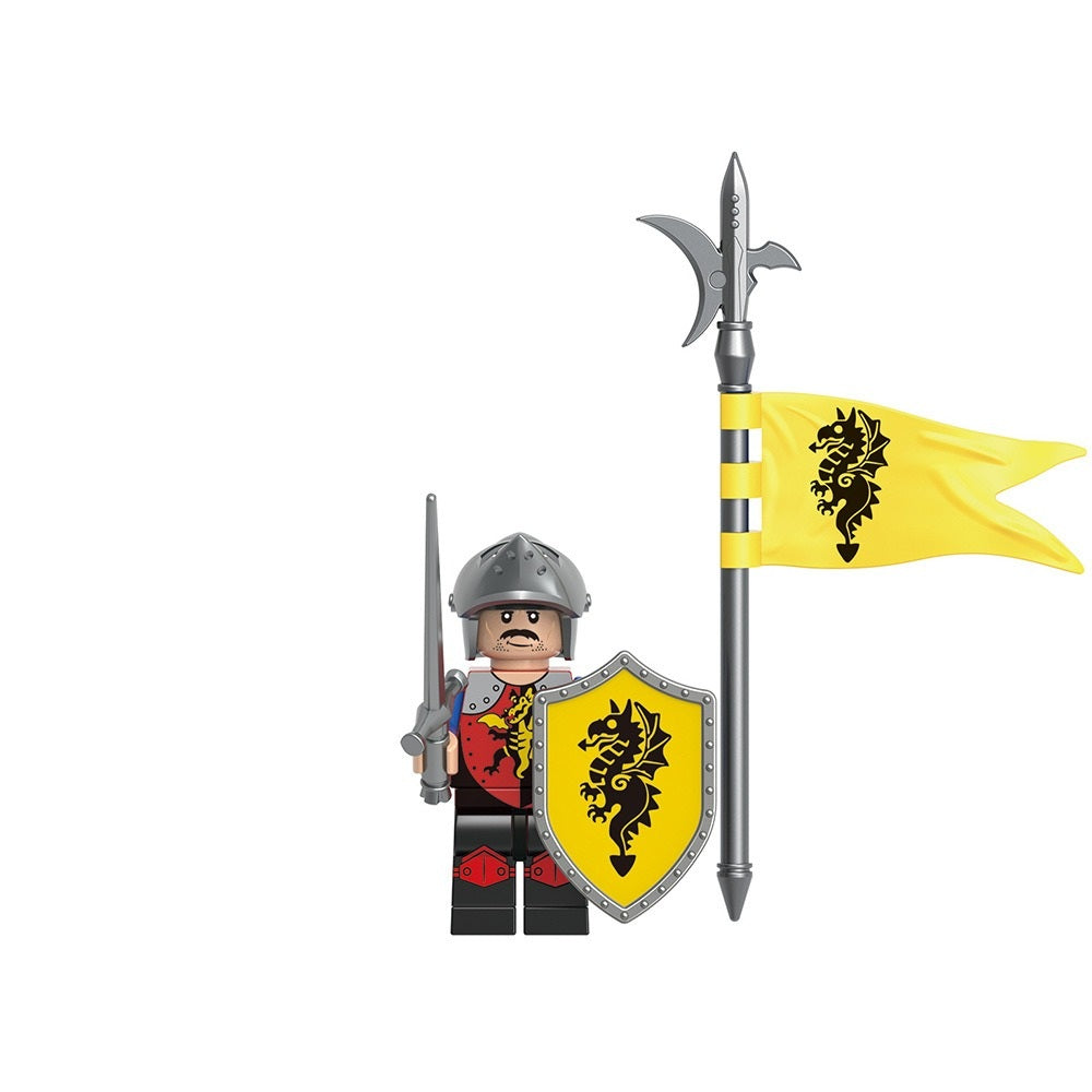 Medieval Mounted Knights Soldiers Army Custom Minifigures XH
