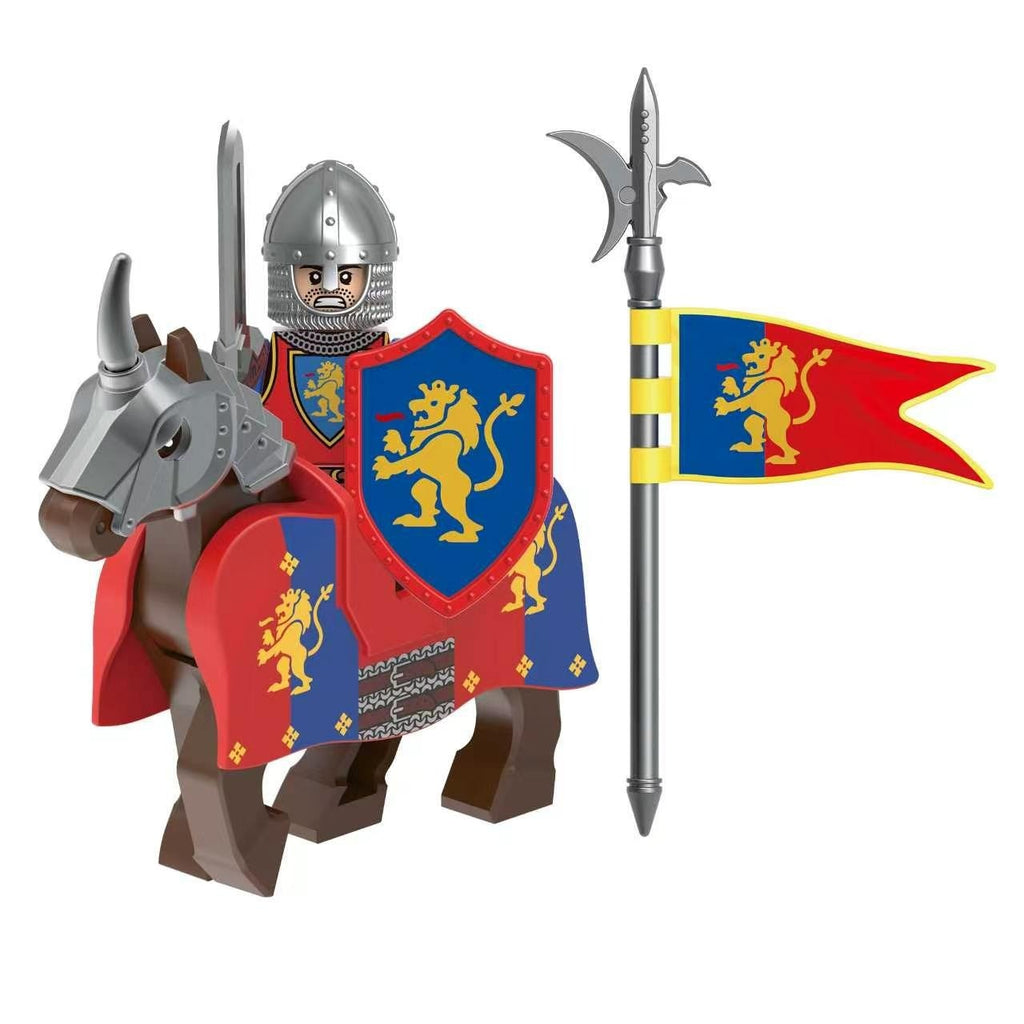 Medieval Mounted Knights Soldiers Army Custom Minifigures XH