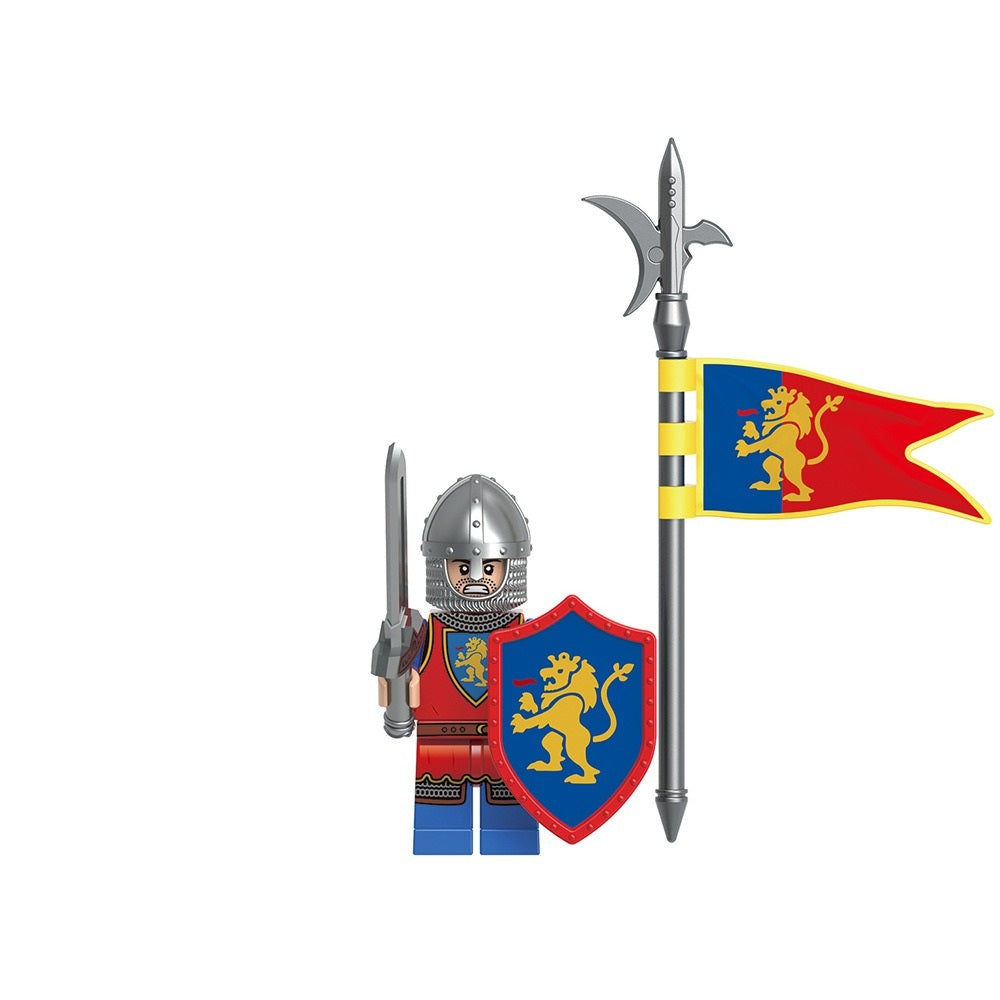 Medieval Mounted Knights Soldiers Army Custom Minifigures XH
