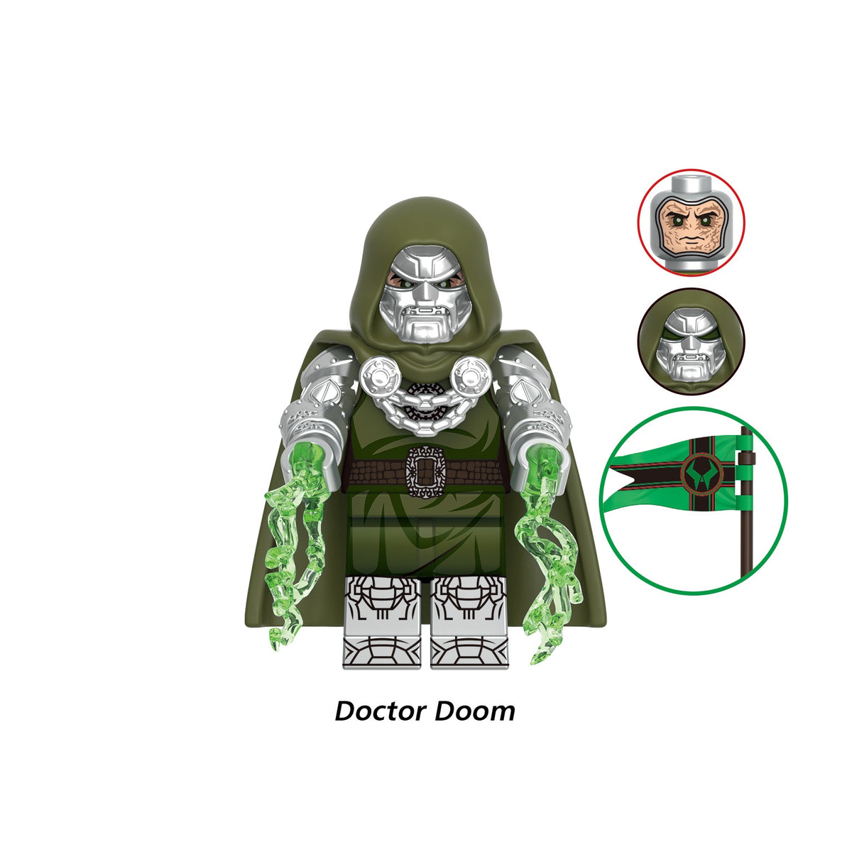Marvel Super Heroes Doctor Doom Assortment Custom Minifigures XH