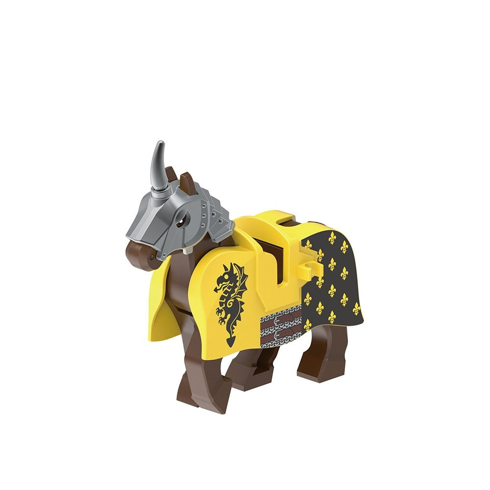 Medieval Mounted Knights Soldiers Army Custom Minifigures XH