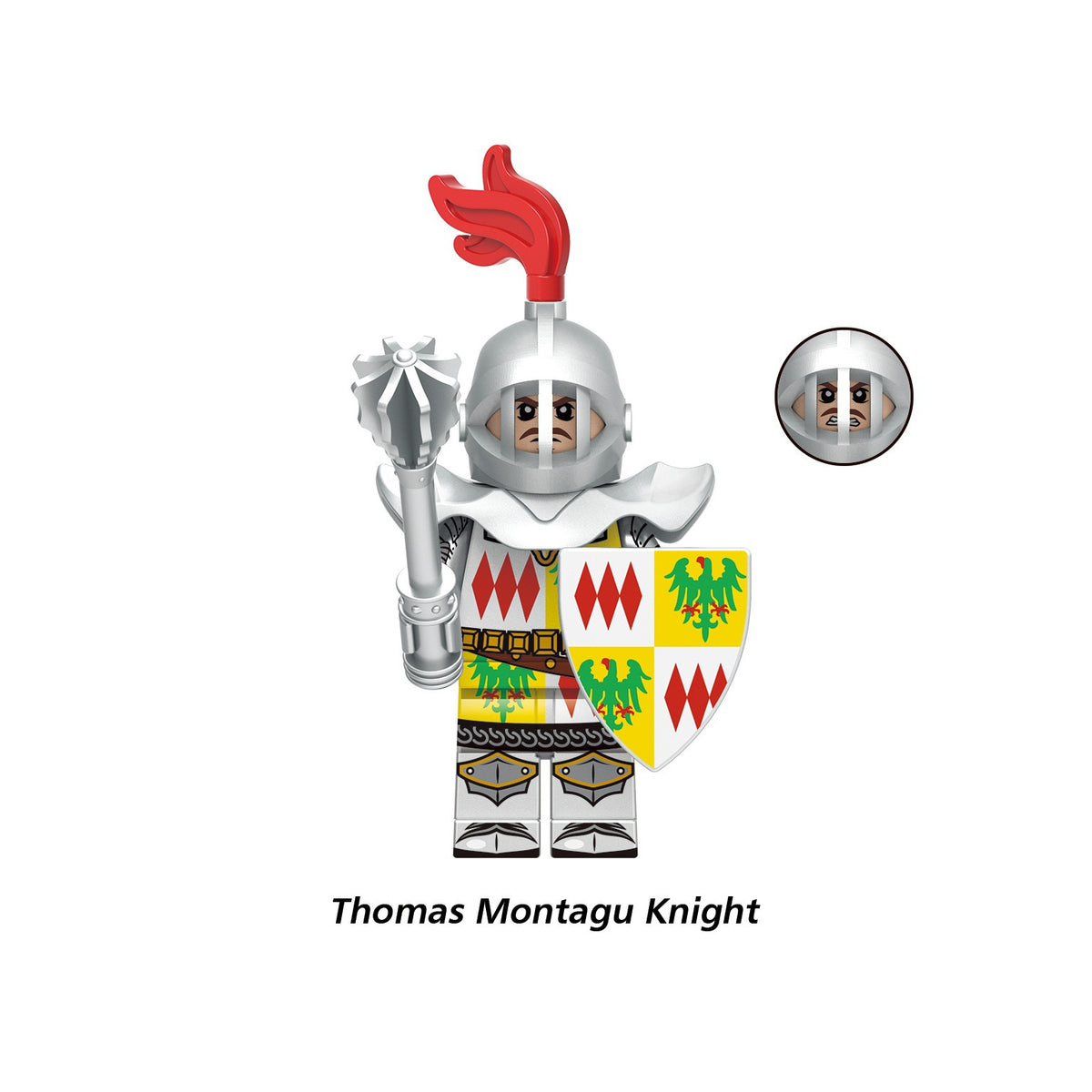 Medieval Knights Soldiers Army Custom Minifigures 7 XH