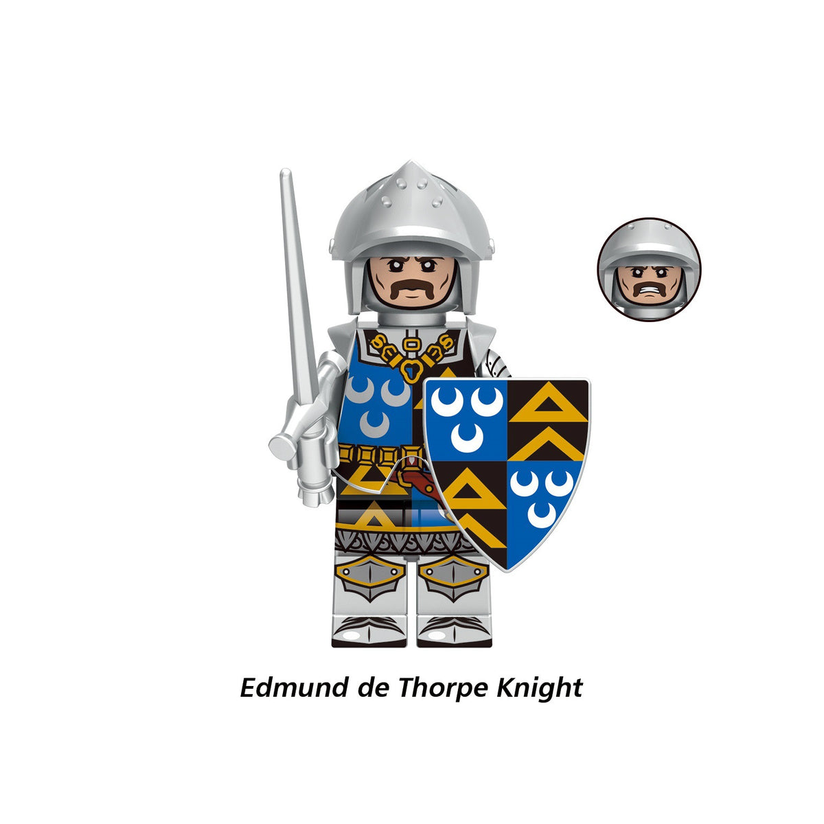 Medieval Knights Soldiers Army Custom Minifigures 7 XH