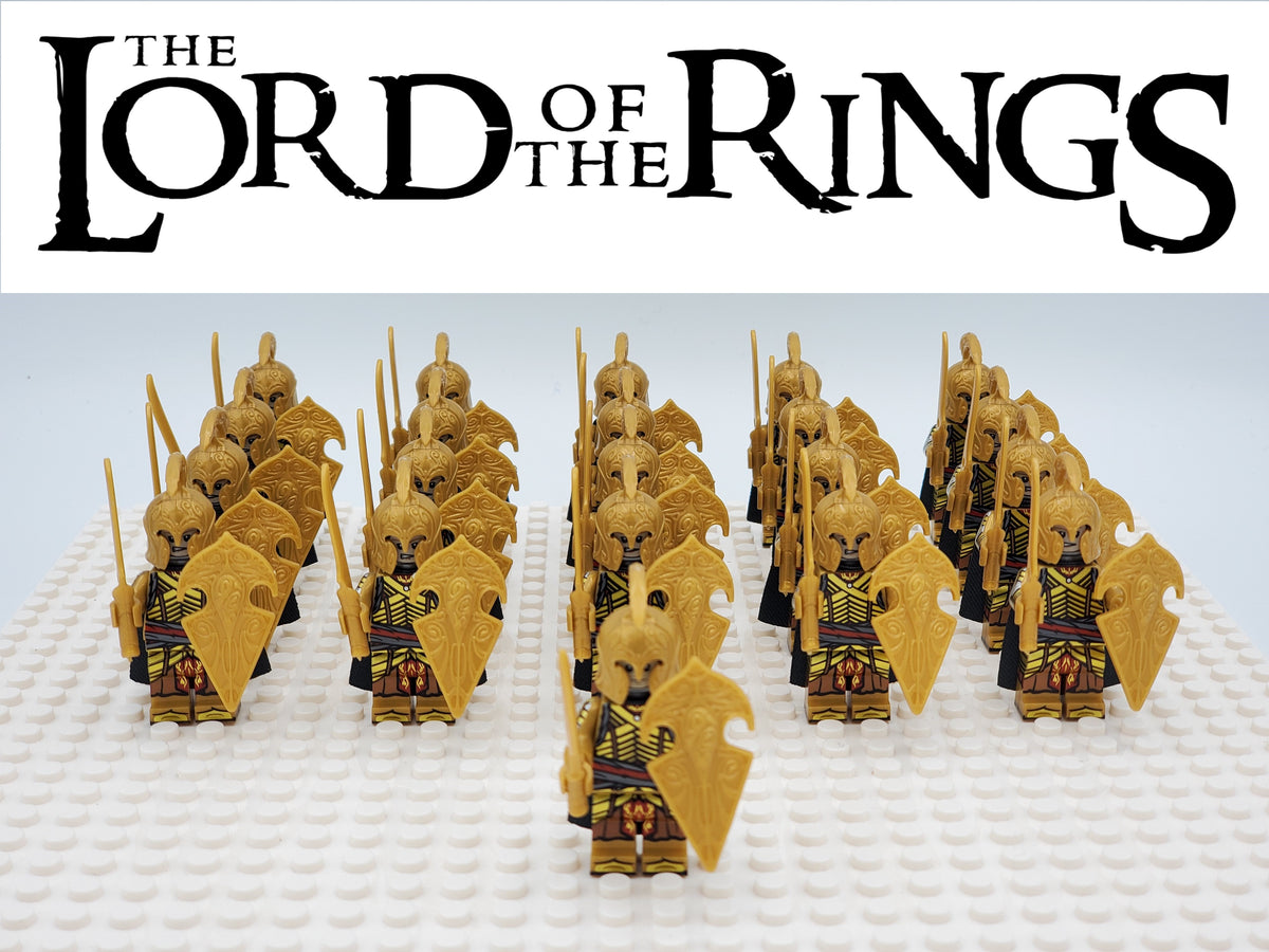 LOTR High Elves Guardians Infantry Army 21 Minifigures Set