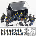 SWAT Team Special Forces 12 Custom Minifigures + Container Box Display - H12