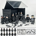 SWAT Team Special Forces 12 Custom Minifigures + Container Box Display - H1