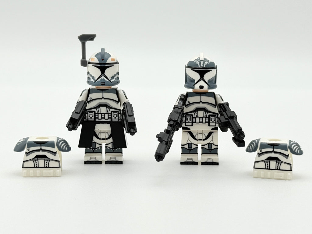 Star Wars Phase 1 Wolfpack Commander Wolffe Clone Troopers Minifigures Set