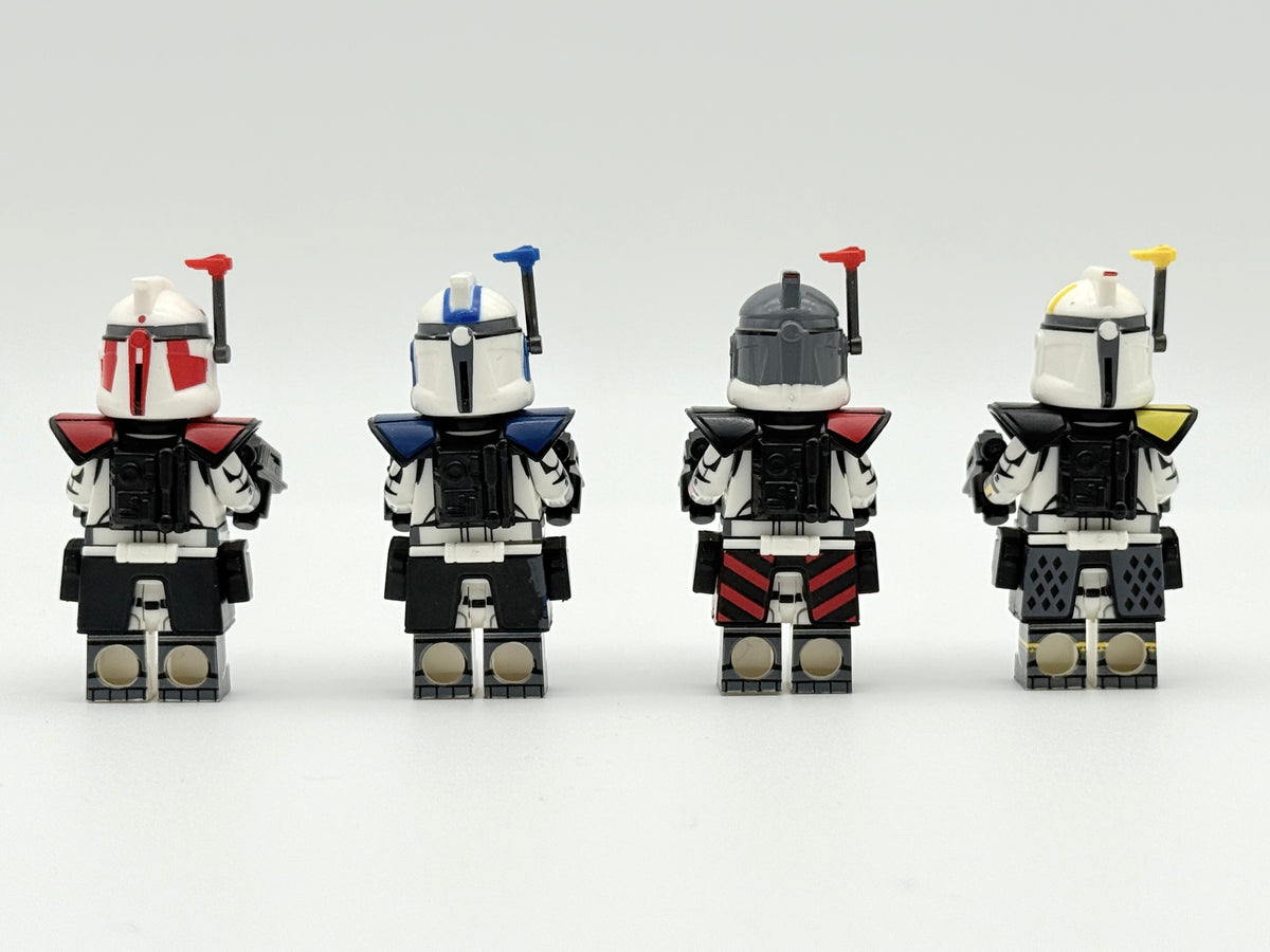 Star Wars Rancor Battalion Blitz, Colt, Hammer, and Havoc Custom Minifigures Set 4pcs