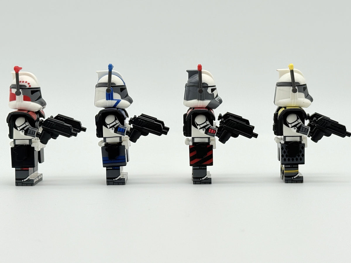 Star Wars Rancor Battalion Blitz, Colt, Hammer, and Havoc Custom Minifigures Set 4pcs