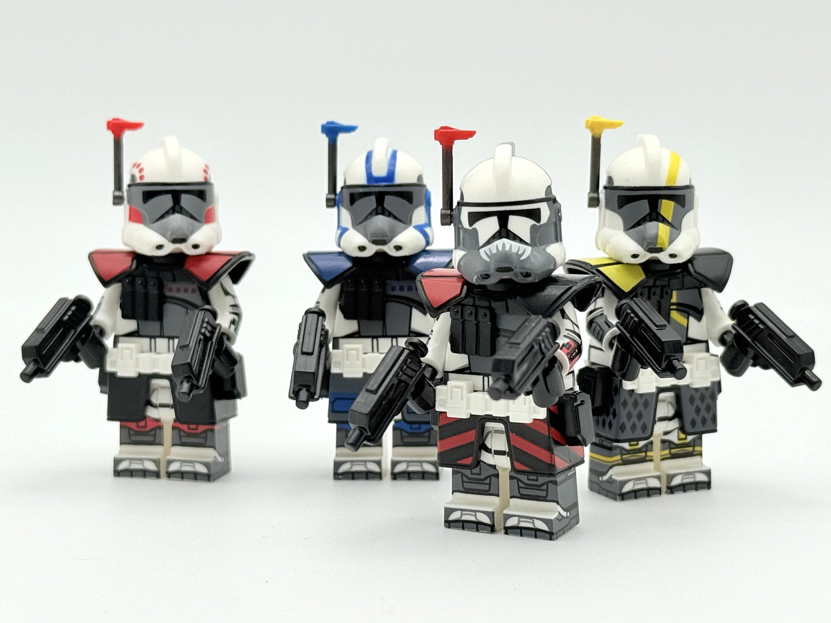 Star Wars Rancor Battalion Blitz, Colt, Hammer, and Havoc Custom Minifigures Set 4pcs