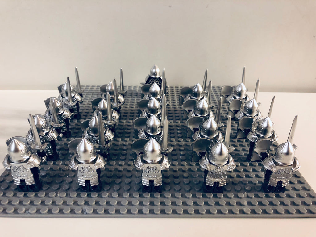LOTR Gondor Heavy Swords Infantry Army 21 Minifigures Set